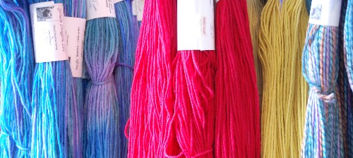 naturally dyed yarns