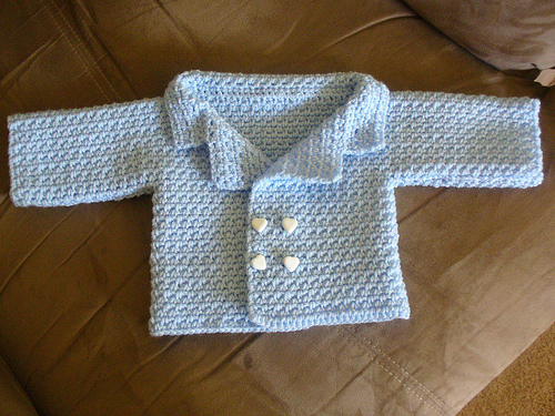 completed sweater