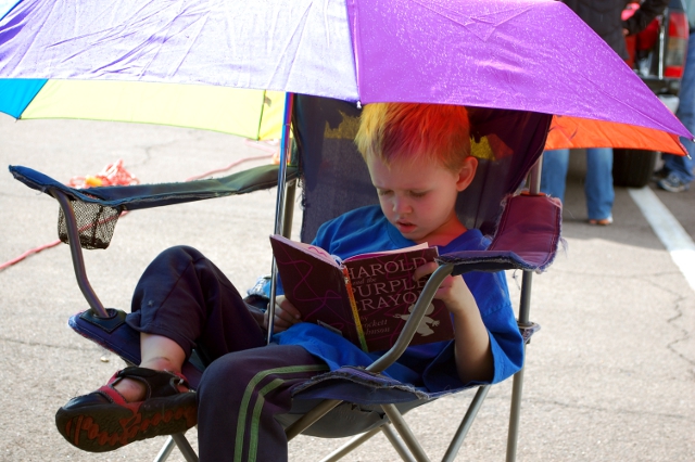 Harold and the Purple Crayon, anyone?