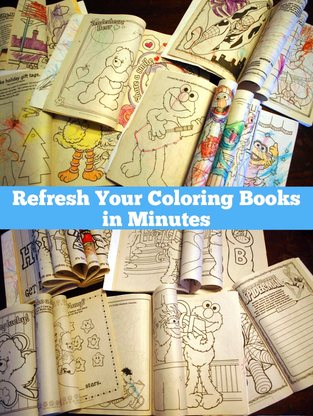 Refresh Your Coloring Books in Minutes