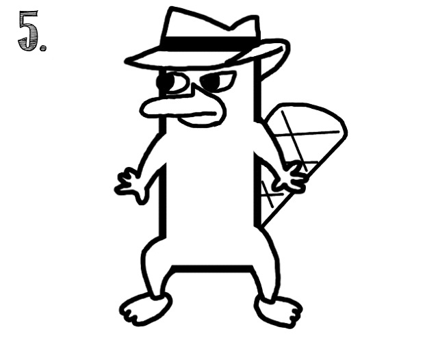 Step 5 - How to Draw Agent P in 5 Steps