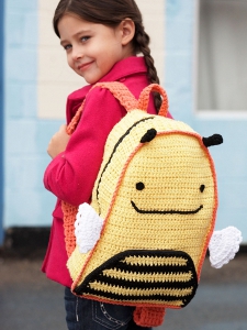 Busy Bee Backpack from Yarnspirations