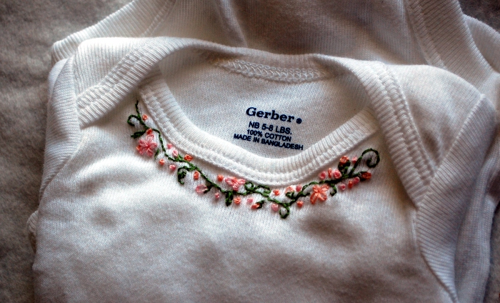 embroidered onesies