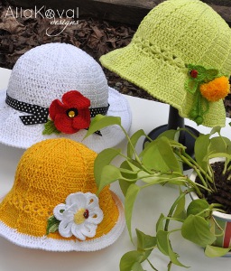 Garden Party Hat from My Little CityGirl