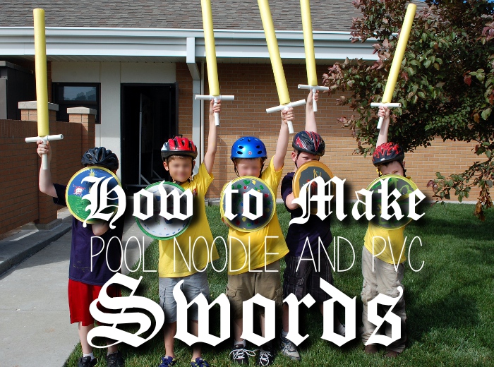 How to Make Pool Noodle and PVC Swords