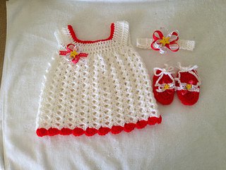 Easy Baby Sundress from Ravelry