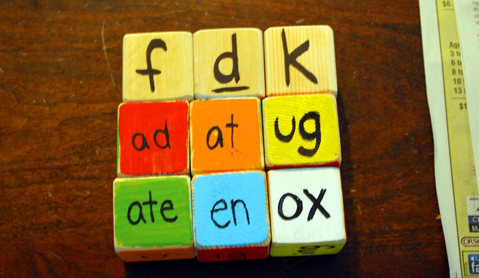 DIY Word Family Blocks