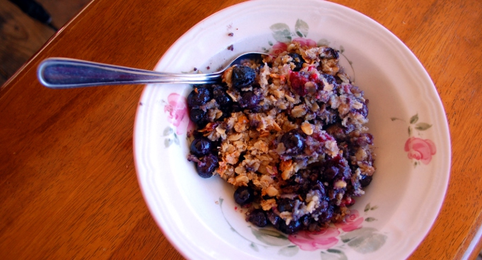 Blueberry Baked Oatmeal