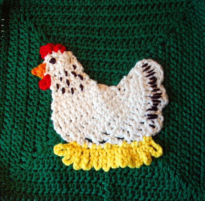 Nesting Hen Applique by Melissa Mall