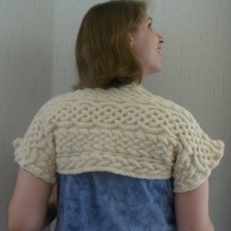 Gratuitous Cables Shrug by Melissa Mall