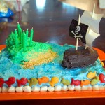 How to Make an Easy, Awesome Pirate Cake (with supplies from the kitchen!)