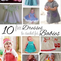 10 Free Dresses to Crochet for Babies