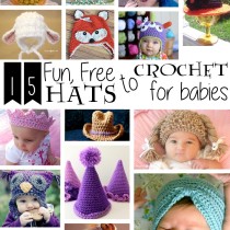 15 Fun, Free Hats to Crochet for Babies